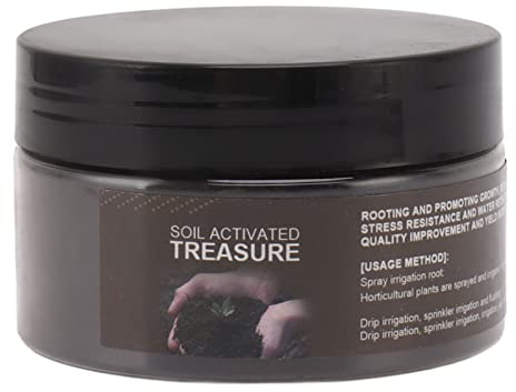 HELEVIA Polvo de Enraizamiento, Polvo de Fertilizante de Raíz Vegetal, Polvo de Refuerzo de Raíz 100 G, para Horticultura de Jardín