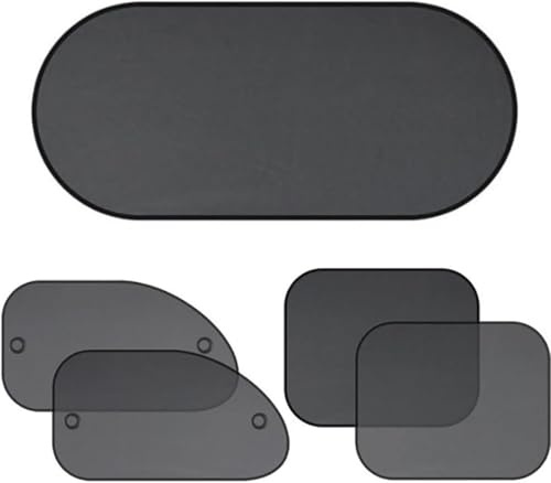 FUSKL 5 Piezas Coche Parasoles para Mercedes-Benz GLA SUV (H247), Universal Protección UV Delantero Trasero Visera, Fácil Instalación Accesorios