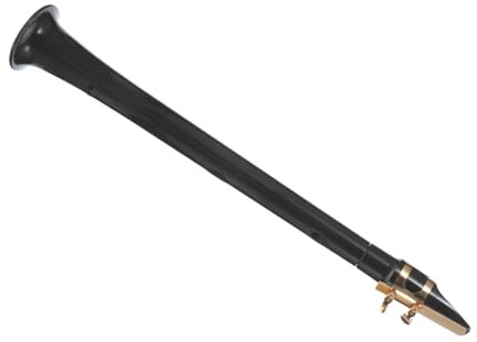 Taschensaxophon 8-loch Tragbar Kleines Blasinstrument Schwarz | Kleiner Saxophon, Handgefertigt aus Kunststoff, für Spielen Unterwegs, Kompaktes Mundstück