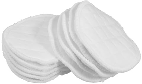 FOYTOKI Coppette Morbide Assorbilatte 20 Bianco Cotone in Lavabili e Confortevoli per Allattamento al per Post-partum e Donne