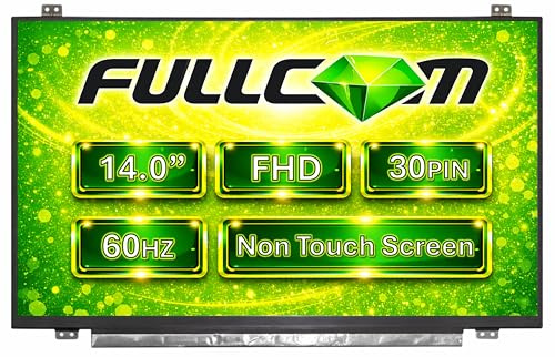 Generic New 14.0 IPS FHD (1080P) Laptop LED LCD Replacement Screen/Panel Compatible with B140HAN02.1/B140HAN02.4