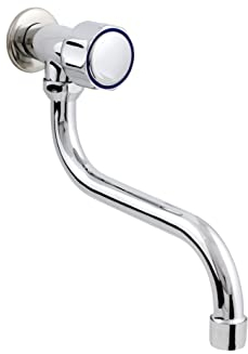 Nostalgie Wandventil Kaltwasser S-Auslauf Armatur Wandarmatur Wasserhahn