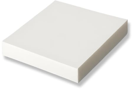 TENDAGGIMANIA Gommapiuma per Imbottitura Cuscini Divano su Misura -Per Divano, Poltrona, Sedia Ufficio, Sedile Auto (Densità 30 - Misura Massima 60x60x12)