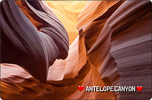 Cadora Magnetschild Kühlschrankmagnet I Love Antelope Canyon III