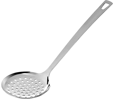 Lagostina Grancucina Mestolo Acciaio Inossidabile, Argento (Schiumarola)