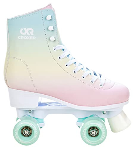 Croxer Rollschuhe Roller Skates Alessa (Rainbow, 36(23cm))