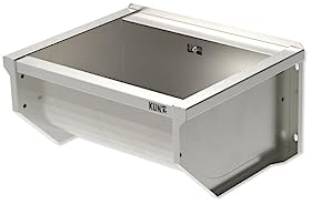 KUNe SOLIDUM 50 - Ausgussbecken Edelstahl zur Wandmontage - Außenmaße 58 x 47 x 28 (BxTxH) cm