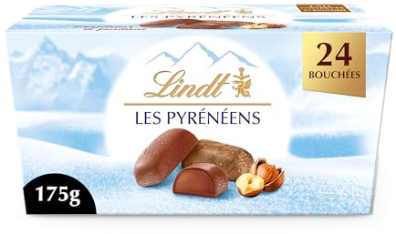 Lindt - Ballotin LES PYRÉNÉENS - Chocolat Lait-Noisettes - Frais et Fondant - Idéal pour Noël, 175g