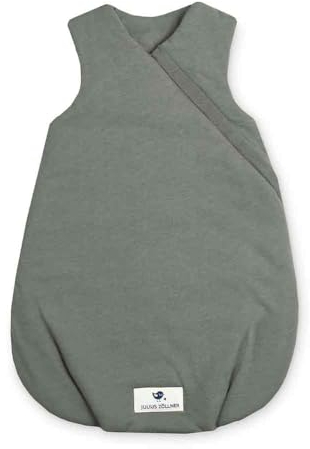 Julius Zöllner - Babyschlafsack Moon Jersey - 2.5 TOG - uni - OEKO-TEX Standard 100, Farbe:basil, Größe Schlafsack:62/68 (4-6 Monate)