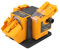 Hoteche Ponceuse à outils multifonction 65 W pour couteaux, forets et forets - Affûteuse électrique pour ciseaux, forets HSS, burins - Fiche VDE - Noir et jaune