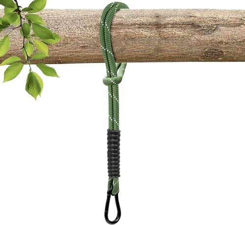 WWFFEN Schaukel Befestigung Balken,205cm Hängematte Aufhängung Seil Schaukel Nestschaukel Balkenbefestigung,Tragfähigkeit 453kg,Geeignet Für Outdoor-Spielplatz,Hängesessel,Yoga (1 Stück/grün)