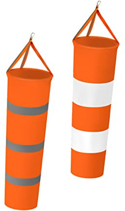 KONTONTY Juego De De Manga De Viento Para Exteriores Bolsa De Medición De Dirección De De Manga De Viento Manga De Viento Fluorescente Colorida Para Jardines Escuelas Patios Traseros