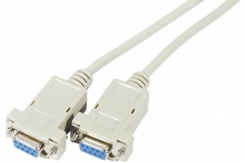 CONECTICPLUS Câble DB9 Null Modem Transfert Femelle Femelle 1m