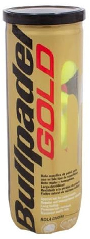 Bullpadel 3 Gold Kugeln Kanister