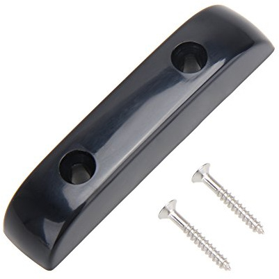 AKOAK Fingerhalter-Set aus Kunststoff – 1 Daumenauflage für Ziehen und Finger + 2 Cout Befestigungsschrauben für Fender Precision Bass und Jazz Bass