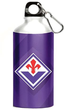ACF FIORENTINA Borraccia in Alluminio Prodotto Ufficiale