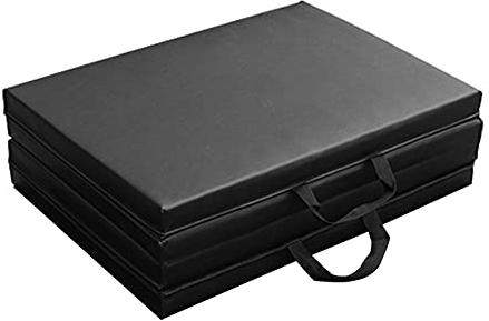Turnmatte Weichbodenmatte Home Folding Gymnastics Matte, 1,57Dicke vierfache Sportmatte, Männer und Frauen Saltel, Yoga, Kampfkunst, Fitnessmatten (Color : 183×61×4cm)