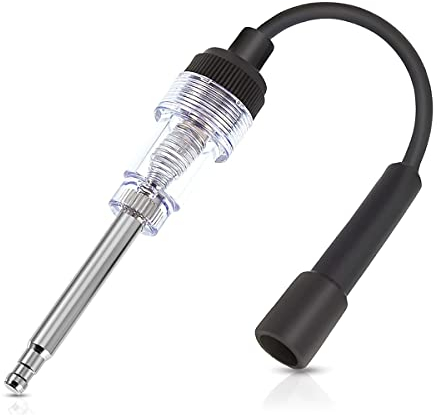 CGEAMDY Tester Di Accensione Universale, Controllore Di Accensione Semplice Da Utilizzare, Tester Multiuso Della Bobina Di Accensione Del Motore Per Piccoli Motori, Auto, Moto, Tosaerba