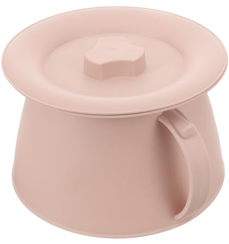 Uonlytech Secchio Per Urina Con Coperchio Vaso Da Notte Portatile in Plastica Contenitore Per Urina Riutilizzabile Orinatoio Stabile E Compatto 8.66X8.66X5.31In Per Adulti E Bambini