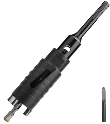 hsawbit Corona de perforación de diamante de 35 mm con alojamiento M16, adaptador SDS Plus de 110 mm para mampostería, ladrillo, piedra, put