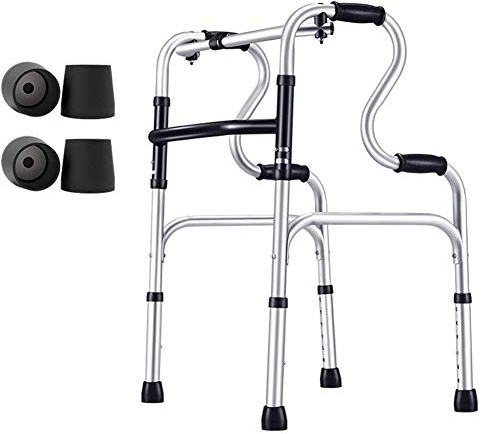 UHJKLA rollator Déambulateur léger pour Personnes âgées, Personnes âgées et handicapées – Déambulateur Pliable pour Utilisation intérieure et extérieure, Charge 180 kg/400 LB