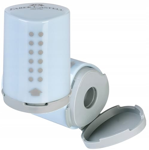 Faber-Castell Mini sky blue Spitzer, Kunststoff, Handbuch, Pencil Sharpener, Himmelblau, 64270031