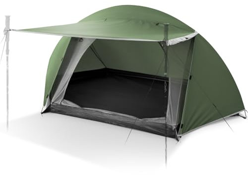 Zelt, Kuppelzelt 1 Person, Schneller Aufbau, Ultra-leicht biwakzelt, Wasserdicht, Kleines Packmaß, für Camping, Trekking, Outdoor, Festival