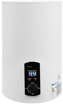Scaldacqua elettrico da 2000 W, 30 l, 25 – 75 °C, con pratica doccetta, adatto per cucine, bagni, bar, ristoranti