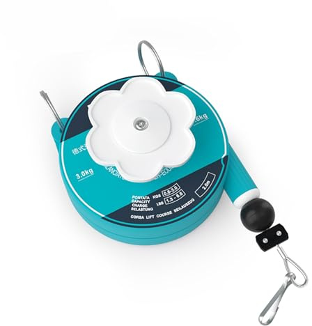 SKINII Bilanciatore A Molla Retrattile 0.6-3.0 kg, Supporto Spring Balancer, Lunghezza Telescopica 2m, per Utensili Pneumatici, Fabbrica Catena Montaggio