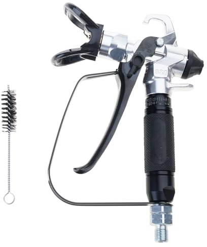 Pulvérisateur de peinture professionnel sans air haute pression avec embout réversible et poignée ergonomique en caoutchouc anti-fuite