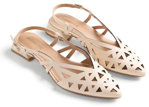 GIOSEPPO Donna Rothbury Tacco Aperto, Bianco Avorio, 39 EU