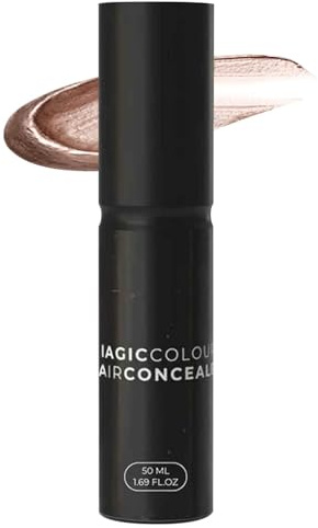 Tiveno Magiccolour Hair Concealer, 50 ml Magiccolour Natürliche Ansatz-Creme,Tiveno Hair Concealer Men,Graue Haarabdeckung für Natürlich Volleres und Selbstbewussteres Haar,Ansatzfarbe (Hellbraun)
