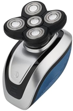 HONITANO Rasoio Elettrico Uomo a 5 Lame Testine Flottanti 4d, Tagliacapelli Ricaricabile Usb, Spazzola Rotante Viso, Ipx6 per Barba e Testa, Doppio Uso Pratico ed Efficiente
