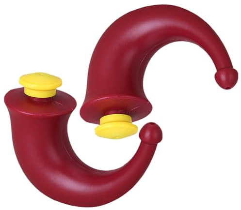 HINTRMENT Kit de Irrigación Nasal Portátil 2 Botellas de Plástico Rojo para Limpieza de Fosas Nasales y Lavado de Nariz Cómodo y Sencillo