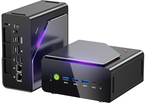 GMKtec K15 AI Mini PC Oculink Intel Ultra 5 125U 32GB DDR5 512GB SSD, Desktop Computer AI Boost, 3X M.2 2280 Storage Expansion, Dual NIC 2.5GbE, HDMI 2.1, USB4