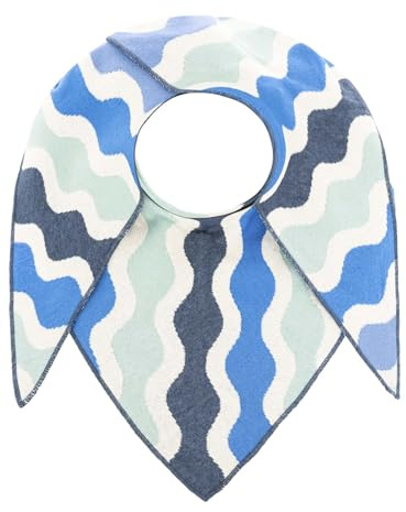 Zwillingsherz Damen Dreieckstuch Schal mit Muster leichter Baumwollschal modisches Accessoire