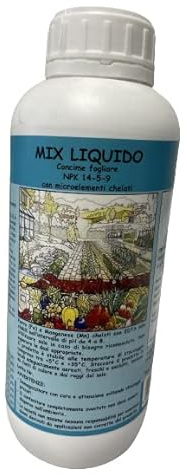 Vialca Mix Liquido LT.1 CONCIME Universale per Tutte Le Colture con MICROELEMENTI