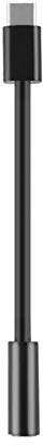 CamKpell Adaptateur de câble d'écouteur Mini Portable Type-C à 3.5mm USB 3.1 Type C USB-C mâle vers 3.5 Audio Jack Femelle pour Xiaomi - Noir