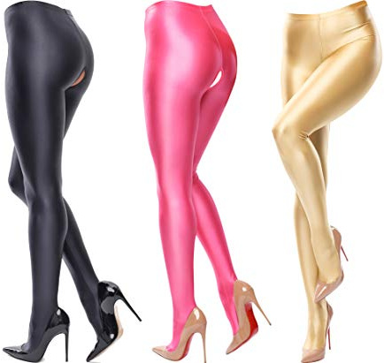 Miss O. Ouvert Strumpfhose blickdicht, glänzend mit offenem Schritt