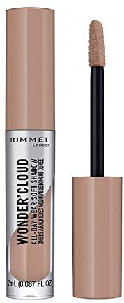 Rimmel London Wonder'Cloud Liquid Eyeshadow, 002 Foggy Beige