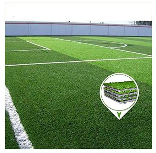Azulejos De CéSped Azulejos De Césped Artificial De Bricolaje, Alfombrilla De Césped Sintética Autodrenante Para Todo Tipo De Clima, Adecuado Para Patio De Recreo Escolar/campo De Fútbol/piscina, 25x2