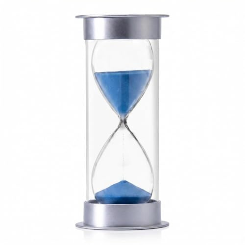 JIEHET Hour Glasses with Sand 60 Minutes, Dual Protection Hourglass Sand Timer, Sand Timer 1 Hour for Kids Safety, Sand Clock Watch, Creative Gift, Living Room Office Decorative