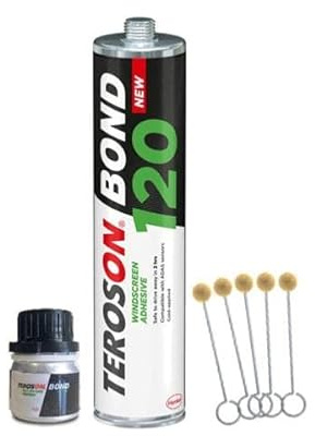 LOT TEROSON COLLE À PARE-BRISE BOND 120 + PRIMAIRE BOND 8519 + TAMPON
