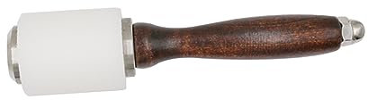 EXCEART Leather Carving Hammer Nylon DIY Wood Craft Tool Handle for Leathercraft Carving