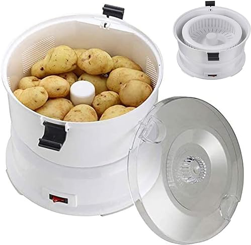 WPJBDS Pelador De Patatas, Pelador Automático/pelador Eléctrico Multifunción De Frutas Y Verduras, Fácil De Operar