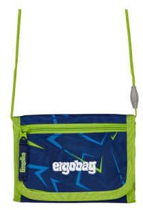 ergobag Brustbeutel | Für Kinder mit Kleingeldfach, Sichtfenster, Klettverschluss und Umhängeband, ideal für Ausflüge, Schule und unterwegs