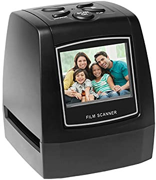 SIBOMTEX Protable Negative Film Scanner 35mm 135mm Slide Film Converter Photo Digital Image Viewer with 2.4