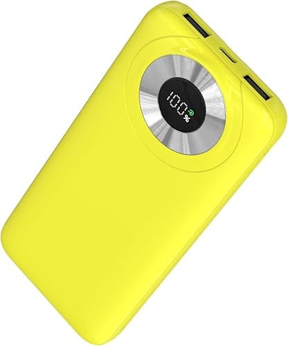 Power Bank 10000mAh, Powerbank 3A Ricarica Rapida USB C Ingressi e Uscite, Potente e Sottile Caricatore Portatile con Cavi Integrati, Caricabatterie Portatile per iPhone Samsung Cellulare Tablet ecc