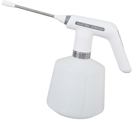 Aramox Pulverizador Eléctrico Recargable, Pulverizador de Agua, Boquilla Ajustable de Niebla Fina, Pulverizador Automático para Plantas con Boquilla Ajustable de 360° para Plantas