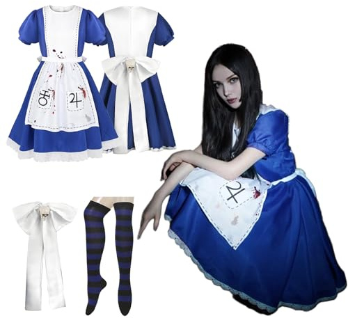 Maid Dress - Cosplay de Alice Madness Returns - Disfraz clásico para mujer, 3XL